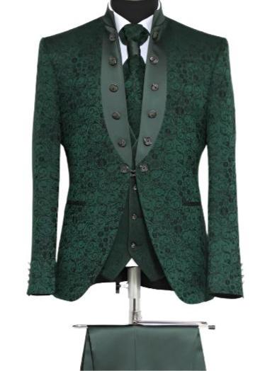 Wessi C733-007-G Green Suit