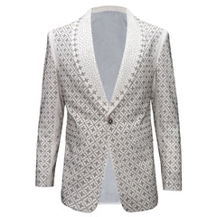 Barocco SB457 White & Gold Blazer