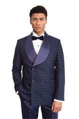 Wessi TKD-1000-20-N Navy Blue Tuxedo