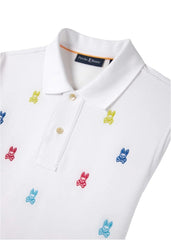 Psycho Bunny Bonham All Over Bunny Pique Polo