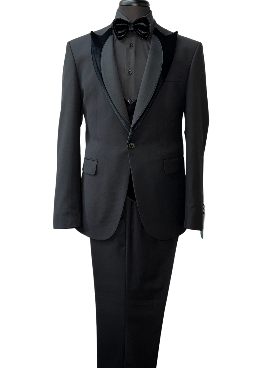 Quesste  Black 4-Piece Turkish Suit 