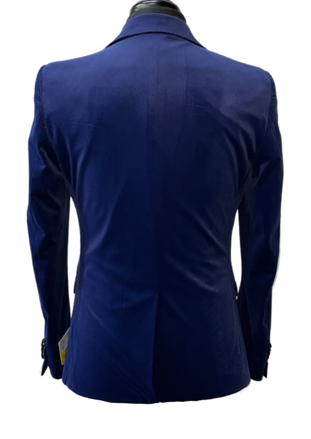 Giovanni Testi Formal Navy & Black Velvet Suit