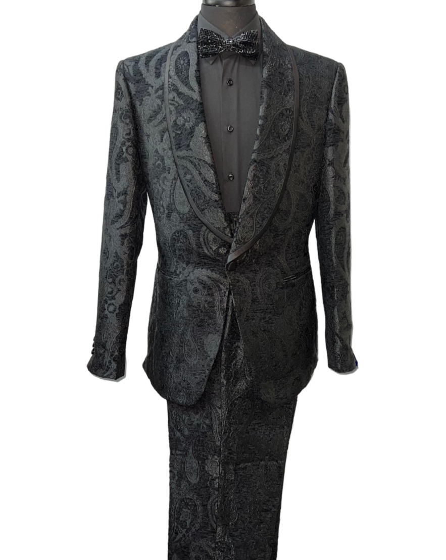 Barabas elegant paisley design pants