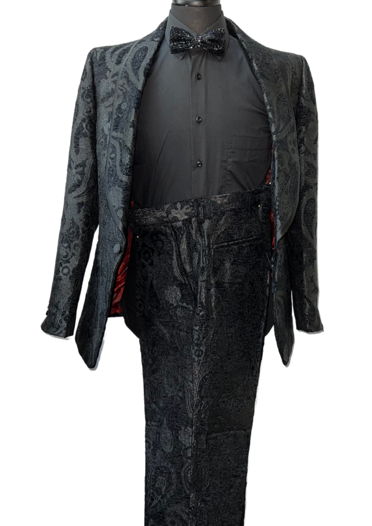 Barabas elegant paisley design pants