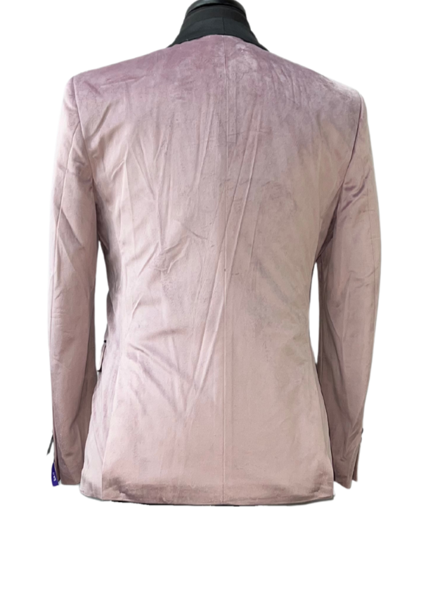 Retro Paris Pink & Black Velvet Suit