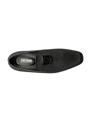 Stacy Adams Black Swagger Studded Slip On