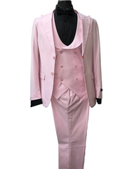 Tazzio Soft Pink 3-Piece Suit