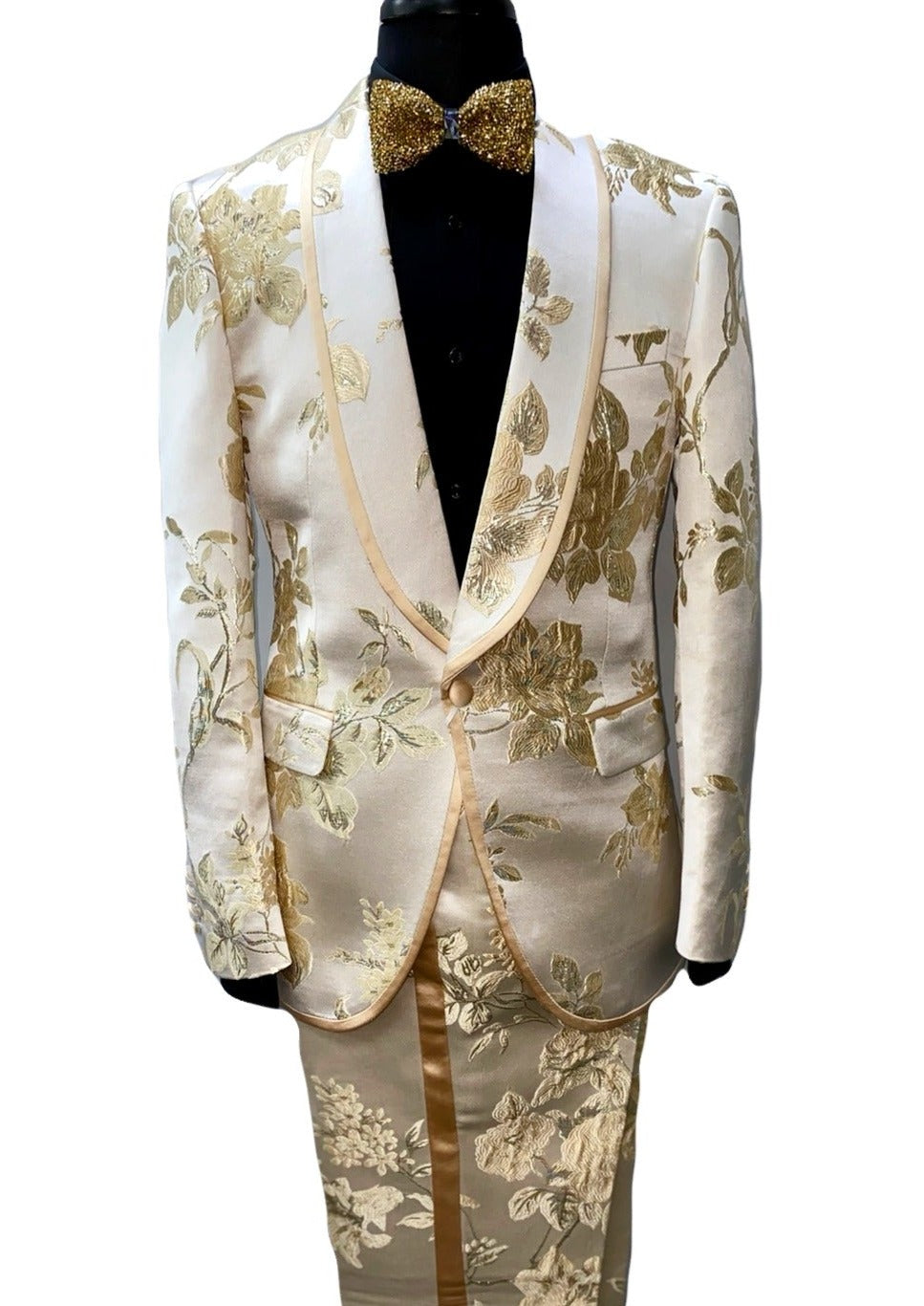 Biarelli Floral Silk Suit