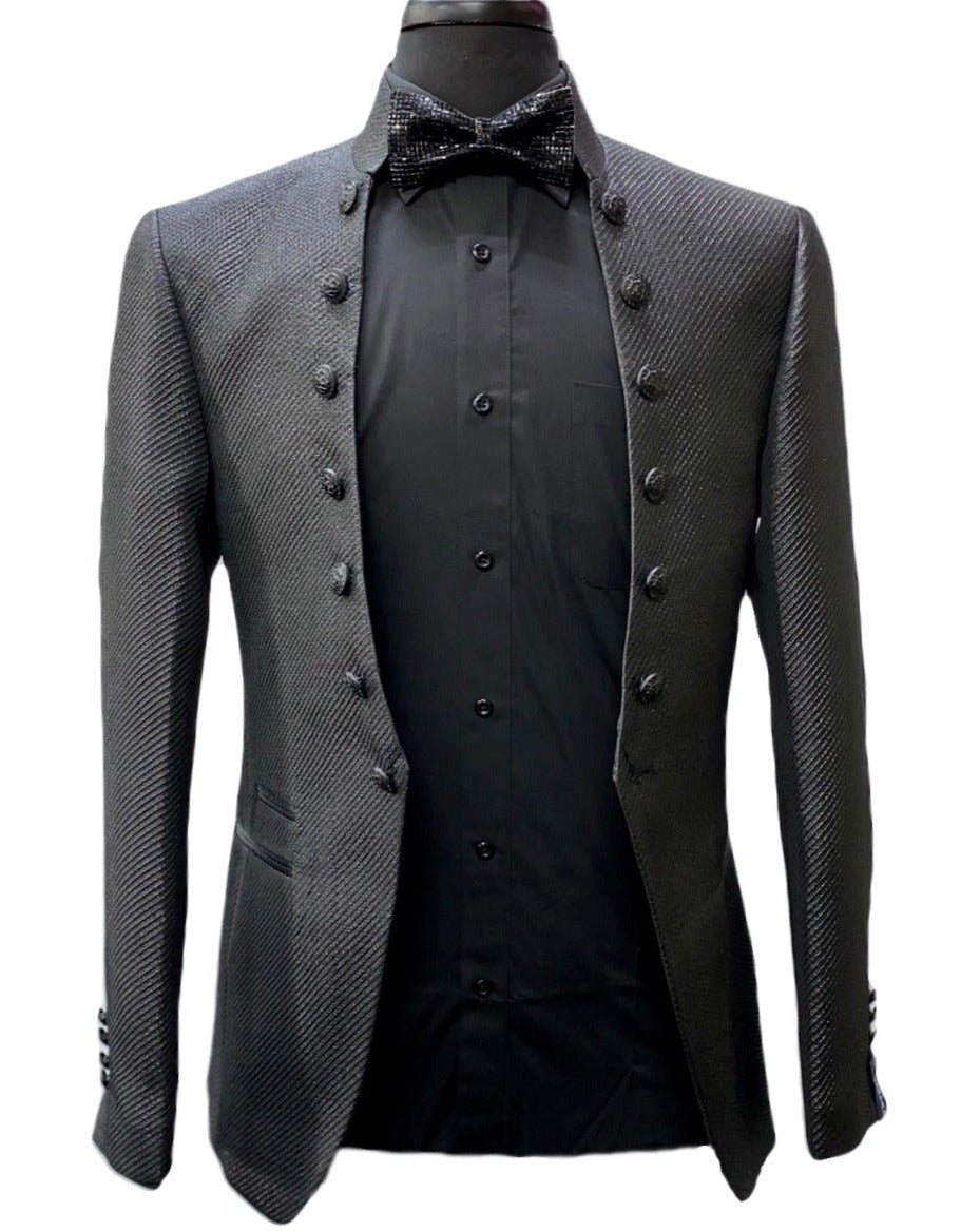 Barabas Shiny Textured Blazer